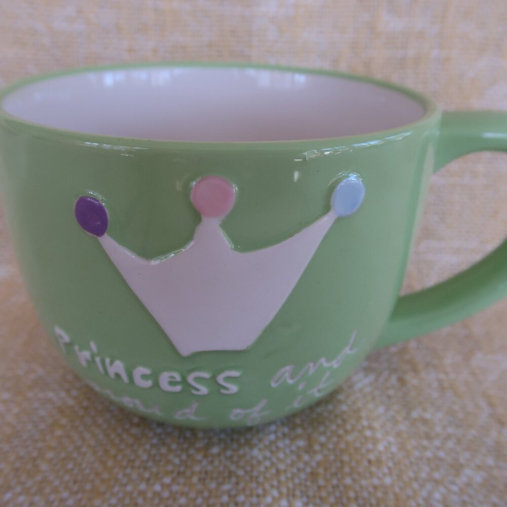 Large Sandra Magsamen PRINCESS AND PROUD OF IT Mug